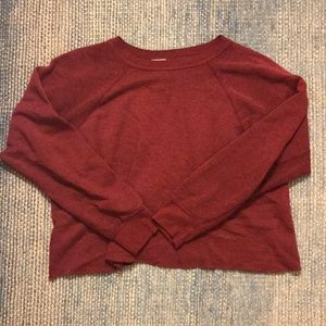 Cropped sweatshirt